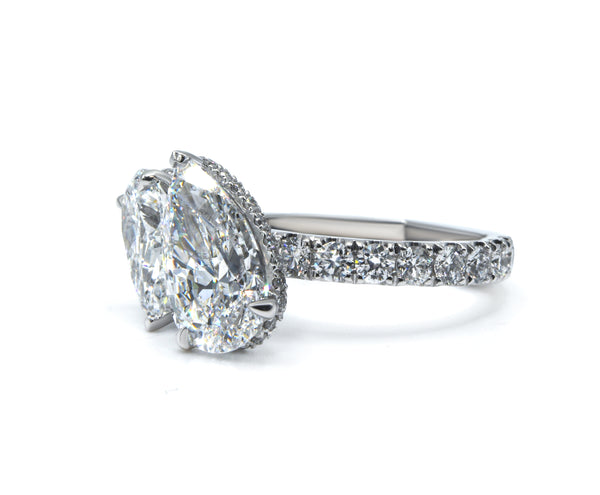 Lab-Grown Toi et Moi Diamond Ring