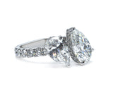 Lab-Grown Toi et Moi Diamond Ring