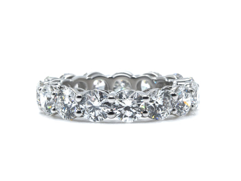 Round Brilliant Diamond Eternity Band