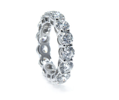 Round Brilliant Diamond Eternity Band