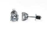 Hidden Halo Stud Earrings D-E VS1 ideal 1.00 + carat