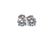 Hidden Halo Stud Earrings Lab Grown Diamond 1.00 + carat