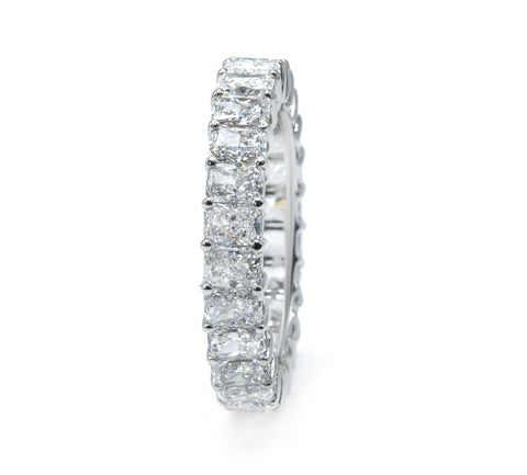 Radiant Cut Eternity Band 4.0 ct