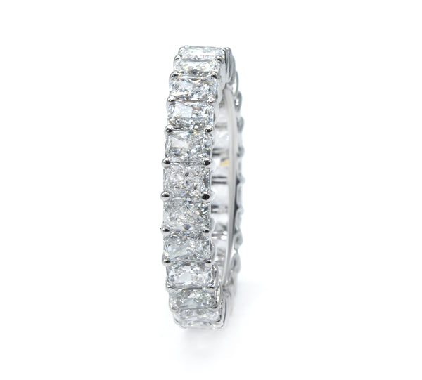 Radiant Cut Eternity Band 5.0 ct