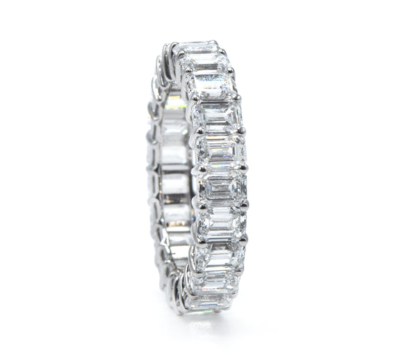Emerald Cut Eternity Band 6.0 CTW