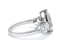Pear-Cut Lab-Grown Diamond Three-Stone Ring
