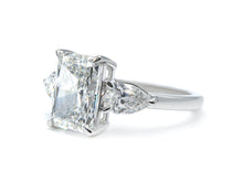 Radiant-Cut Lab-Grown Diamond Three-Stone