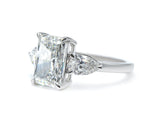 Radiant-Cut Lab-Grown Diamond Three-Stone