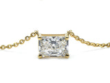 East-West Radiant Cut Pendant (Lab Grown Diamond)