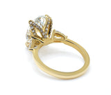 Harmonious Trio: Oval & Pear Lab-Grown Diamonds Engagement Ring