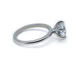 The 6-prong Hidden Halo Solitaire Ring 2.00+ ct D-E/VS