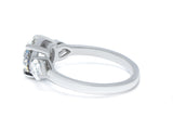 2.84 ct tw Lab-Grown Diamond Three-Stone Engagement Ring