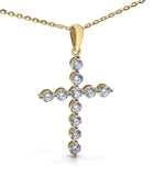 Cross Pendant Lab Grown Diamond (1.08 cttw)