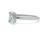 1ct Oval Lab-Grown Diamond Solitaire Ring