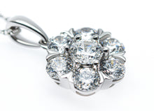 Classic Solstice Round Brilliant Lab Grown Diamonds Pendant Halo 1.00 carat.