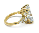 Radiant cut Three Stone Diamond Engagement Ring