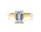 Emerald Cut Diamond Solitaire Engagement Ring 2.30 ct