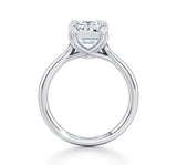 Emerald Cut Diamond Solitaire Engagement Ring