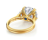 Round Three Stone Diamond Engagement Ring