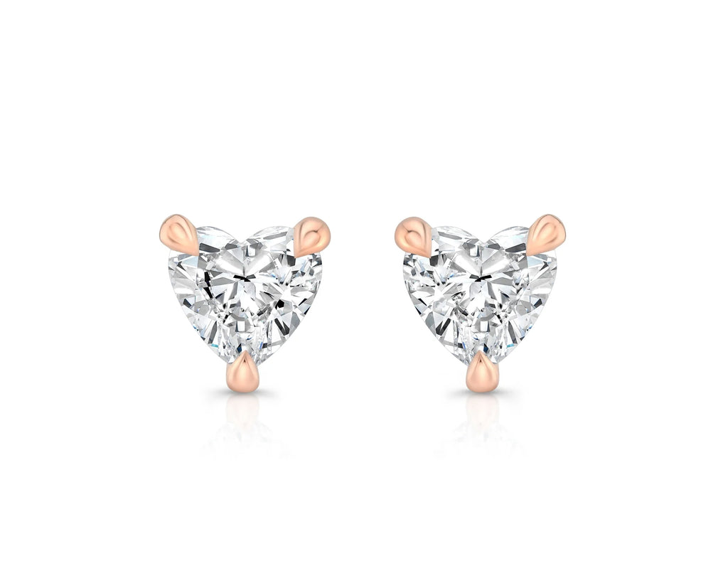 Heart shaped diamond earrings costco sales