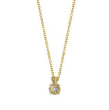 Round and Heart Shape Cut Lab Grown Diamond Pendant