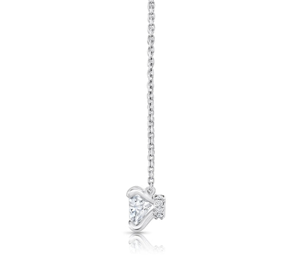 Heart Shape Cut Lab Grown Diamond Pendant
