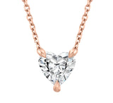 Heart Shape Cut Lab Grown Diamond Pendant