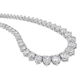 Riviera Diamonds Necklace 14K White Gold - EF VS2 10.46 CTW
