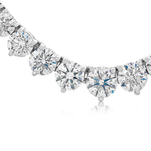 Riviera Diamonds Necklace 14K White Gold - EF VS2 17.75 CTW