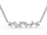 Multi-Shape Lab Grown Diamond Pendant Necklace (1.93 ct tw)