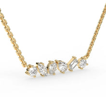 Multi-Shape Lab Grown Diamond Pendant Necklace (1.93 ct tw)