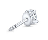 1.0 carat Oval Cut Lab Grown Diamond Stud Earrings