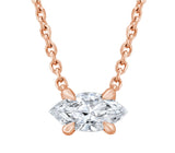 Marquise Cut Lab Grown Diamond Pendant