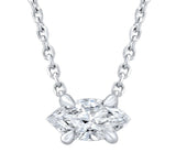 Marquise Cut Lab Grown Diamond Pendant