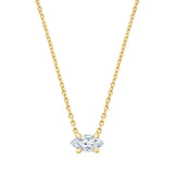 Marquise Cut Lab Grown Diamond Pendant