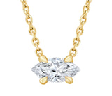 Marquise Cut Lab Grown Diamond Pendant