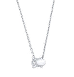 Oval Cut Lab Grown Diamond Pendant