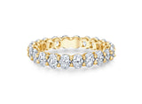 Oval Cut Eternity Band Perfectly Matched 4.50 CTW
