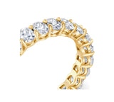 Oval Cut Eternity Band Perfectly Matched 4.50 CTW