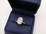 Solitaire Inspired Hidden Halo Oval Brilliant Cut 2.00+ ct D-E/VS