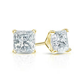 Princess Cut Lab Grown Diamond Stud Earrings 1.00 ct