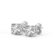 2.00 + VS2-SI1 E-F carat Ideal Cut Lab Grown Diamond Stud Earrings
