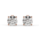 1.00 + carat VS1 -VS2 D-E Ideal Stud Earrings