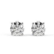 1.00 + carat VS2-SI1, E - F colour, Ideal Cut Lab Grown Diamond Stud Earrings
