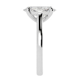 Cathedral Lines Oval Diamond Solitaire.