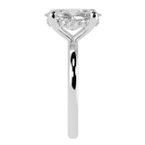 Solitaire Inspired Hidden Halo Oval Brilliant Cut