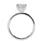 Solitaire Inspired Hidden Halo Oval Brilliant Cut