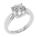 Round Brilliant cut Diamond Solitaire