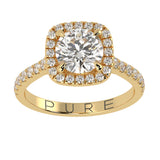 Soft Square Timeless Round Halo