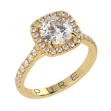 Soft Square Timeless Round Halo